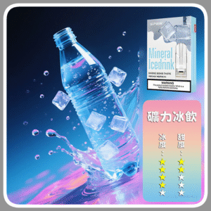 SP2S思博瑞電子煙一代煙彈丨透明替換彈 3入裝丨礦力冰飲