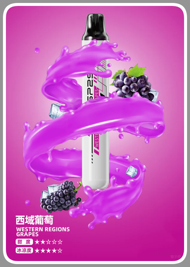 SP2S思博瑞電子煙ONCE PRO5000口一次性拋棄式霧化棒【西域葡萄】